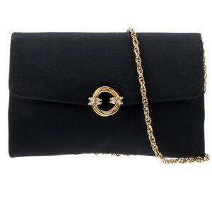 Rodo Black Bag with Gold Accents